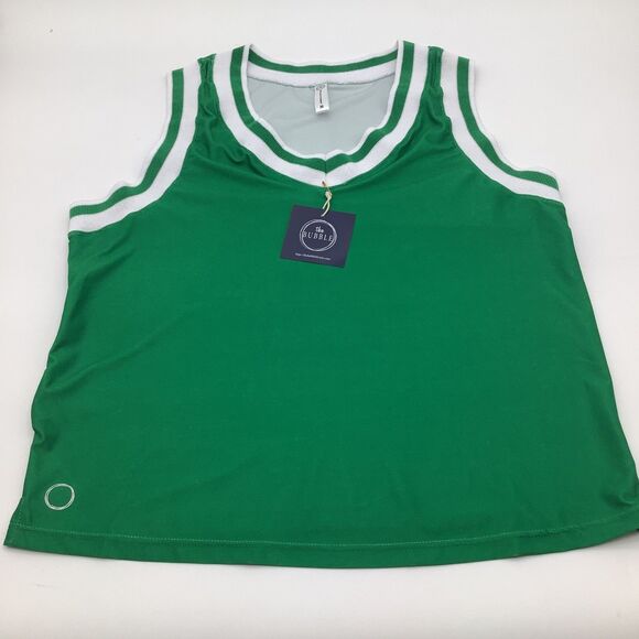The Bubble Womens Claire Tank Top‎ Green Size Medium NWT - Picture 1 of 8
